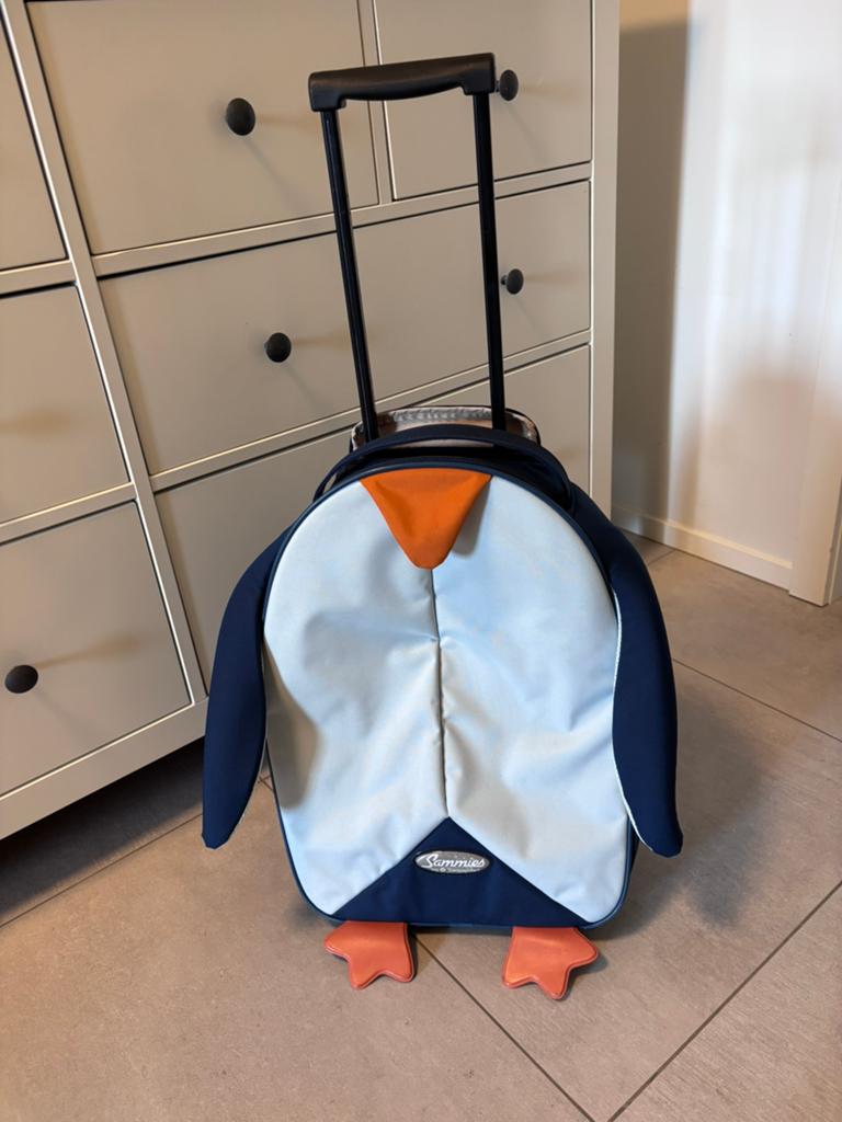 Koffer pinguin, Handtassen en Accessoires, Tassen | Reistassen en Weekendtassen, Ophalen, Zo goed als nieuw