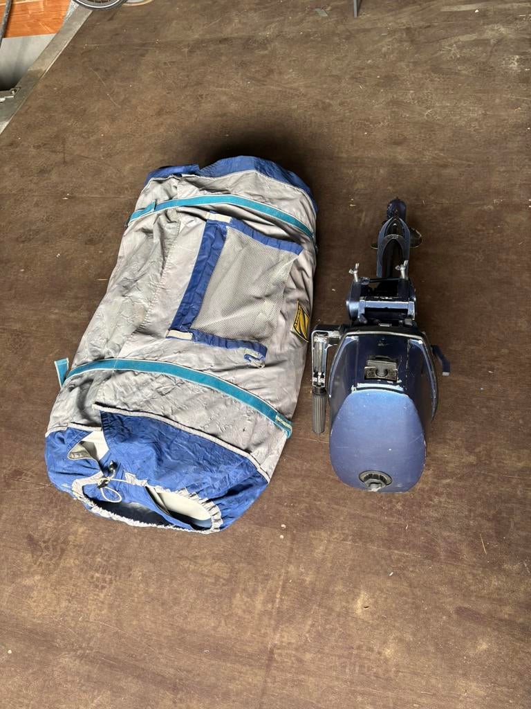 Buitenboordmotor met zodiac rubberboot, Watersport en Boten, Ophalen, Gebruikt