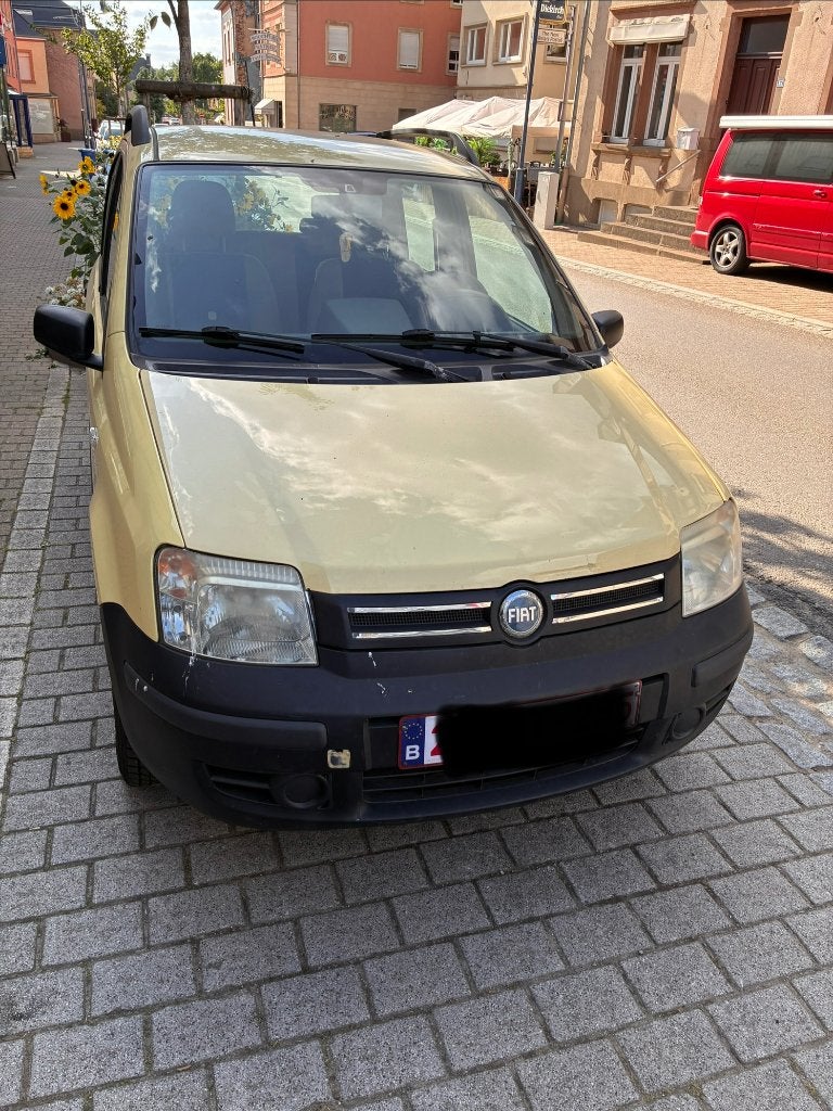 Fiat Panda, Auto's, Fiat, Particulier, Panda, Airconditioning, Benzine, 4 deurs, Automaat, Geel, Grijs, Leder en Stof, Ophalen
