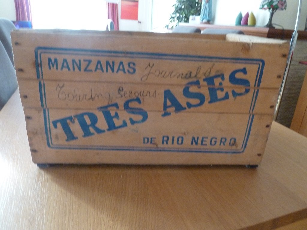 Ancienne caisse publicitaire Rio Negro Argentina, Enlèvement