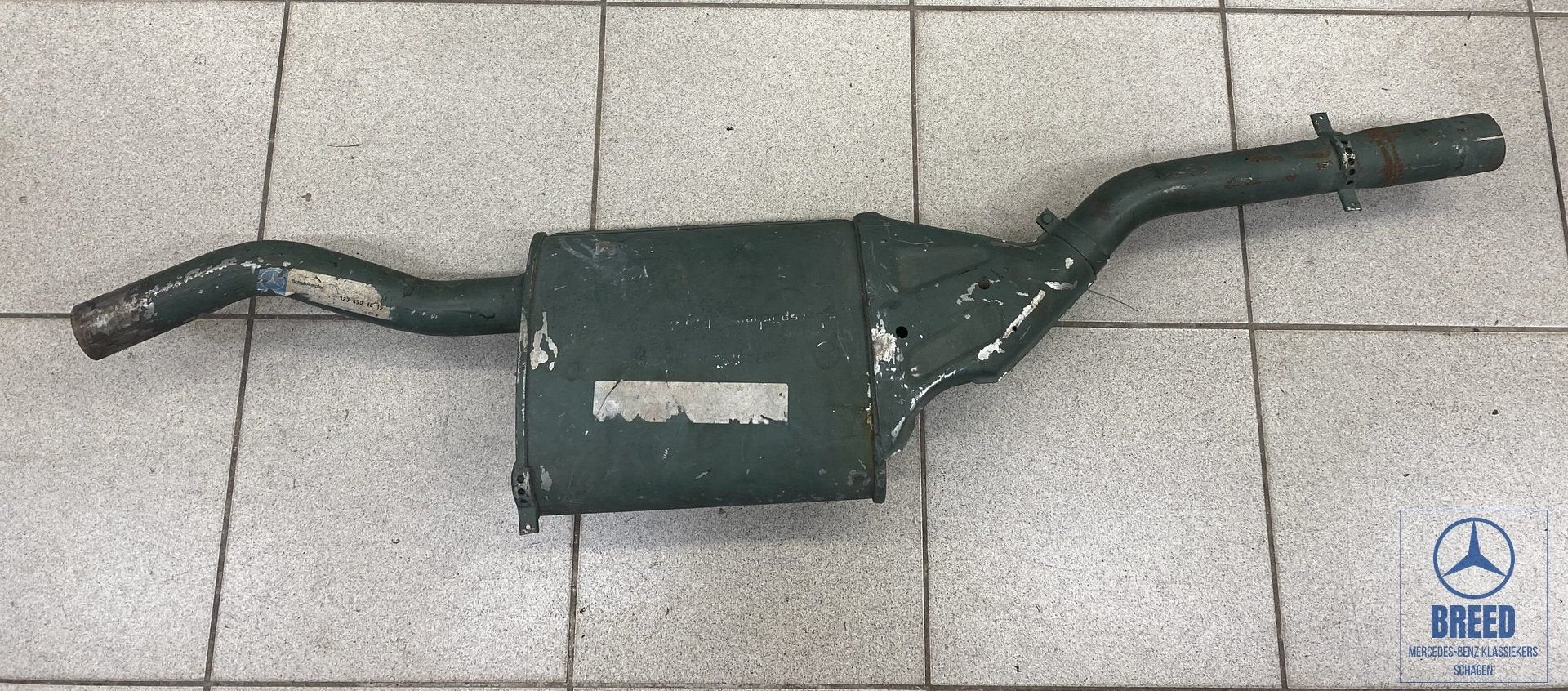 NOS middendemper voor Mercedes-Benz W123 230 met katalysator, Auto-onderdelen, Uitlaatsystemen, Ophalen, Gebruikt, -, -