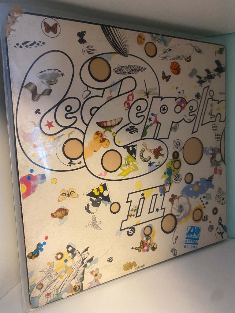 Led Zeppelin – Led Zeppelin III - France 1971 (J), Hard rock, LP, Utilisé, Pochette gatefold