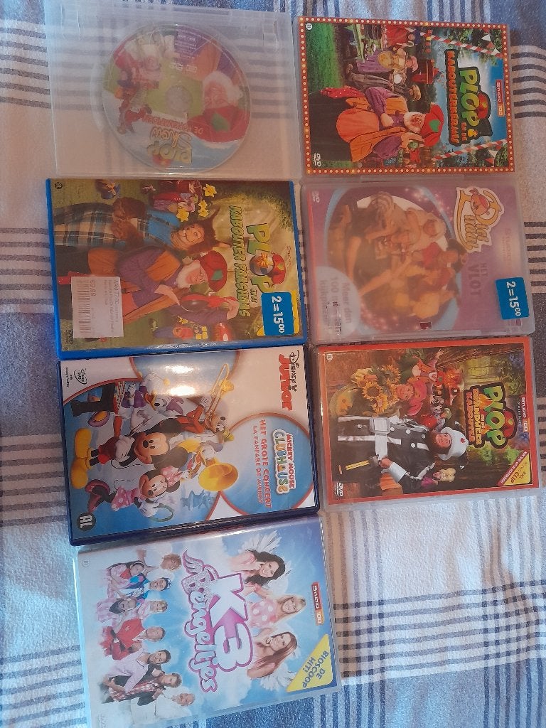 7 DVD voor kinderen, Show, Animatie, Alle leeftijden, Zo goed als nieuw