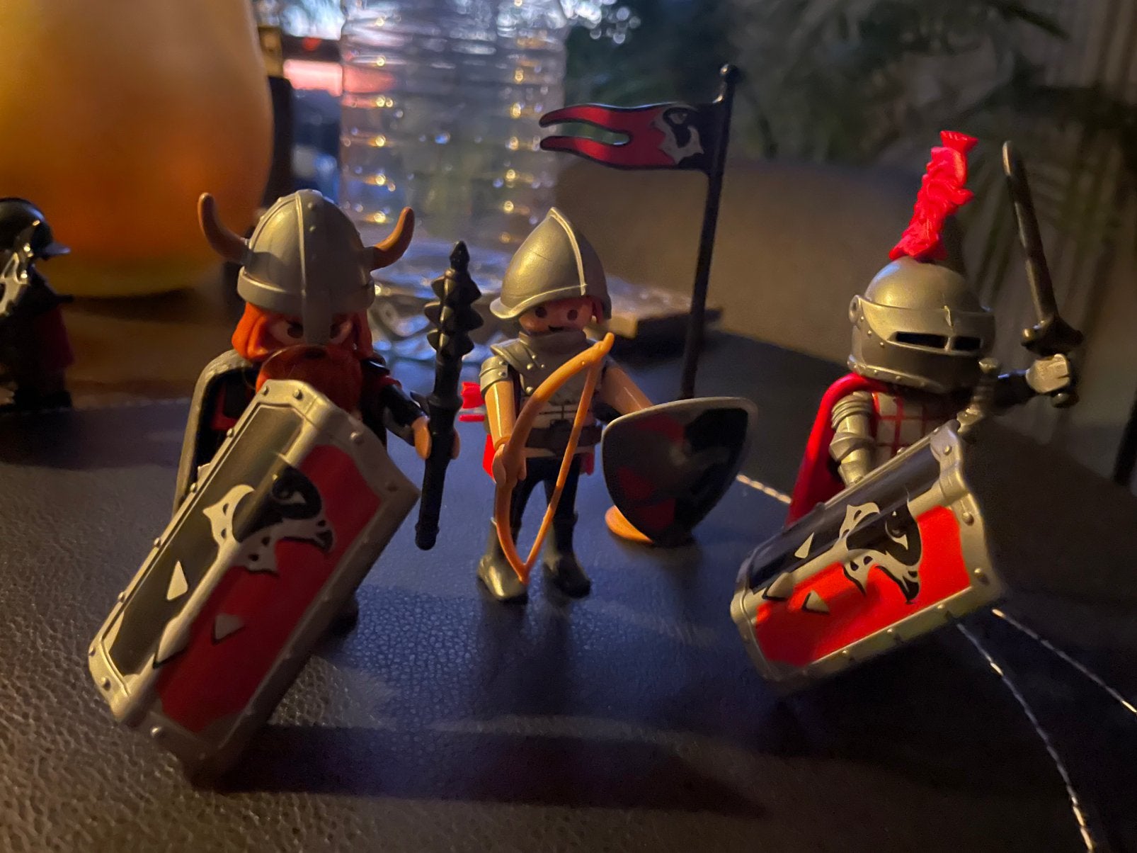 Playmobil 3 valkenridders 6381, Ophalen, Complete set, Zo goed als nieuw, Knights