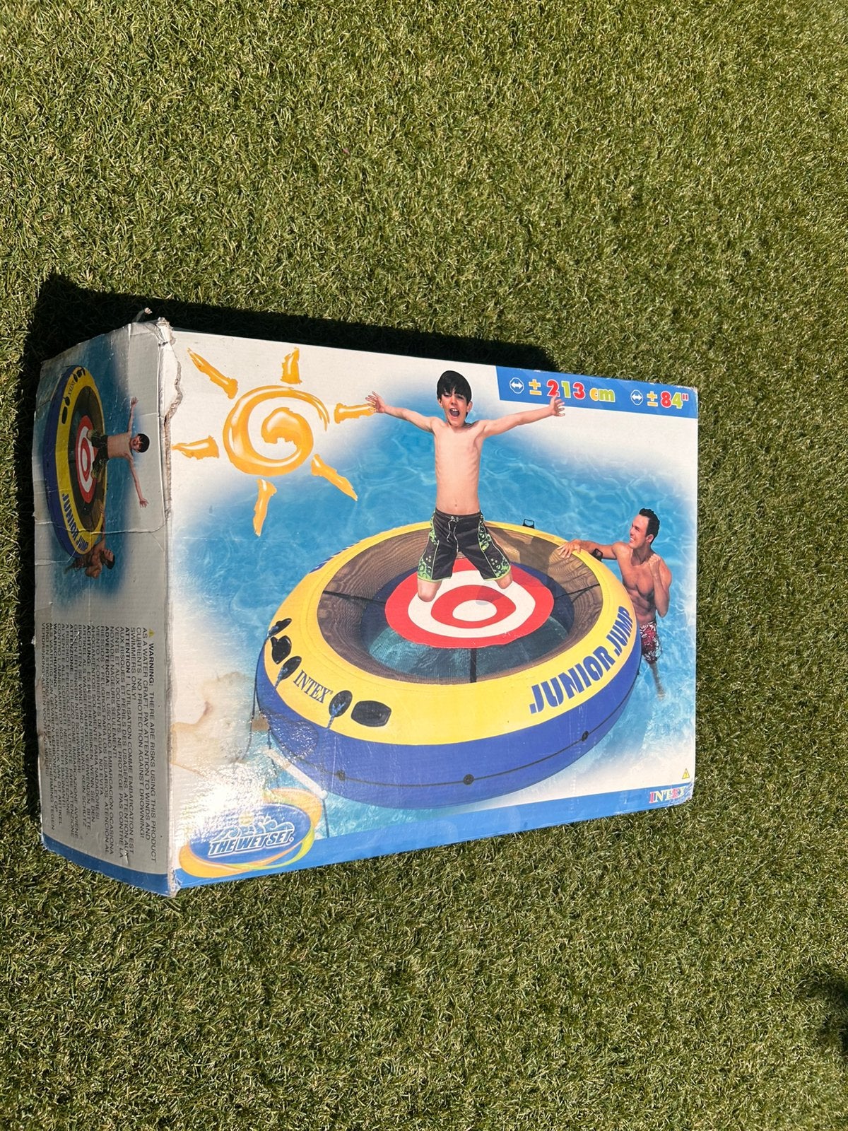 Intex junior jump 213 cm rond, Ophalen, Zo goed als nieuw