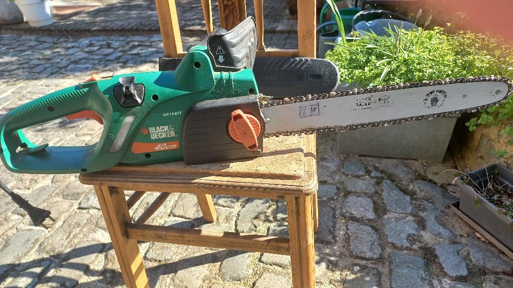 Elektrische kettingzaag Black & Decker GK1640, Ophalen, Gebruikt, Kettingzaag, Black & Decker