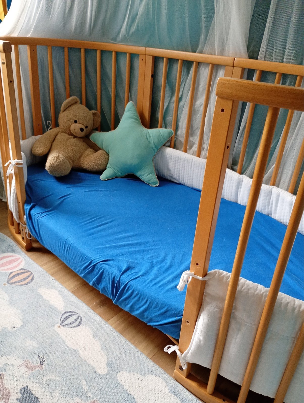 Stokke sleepi meegroeibed, Ophalen, Zo goed als nieuw, Minder dan 140 cm, 70 tot 85 cm