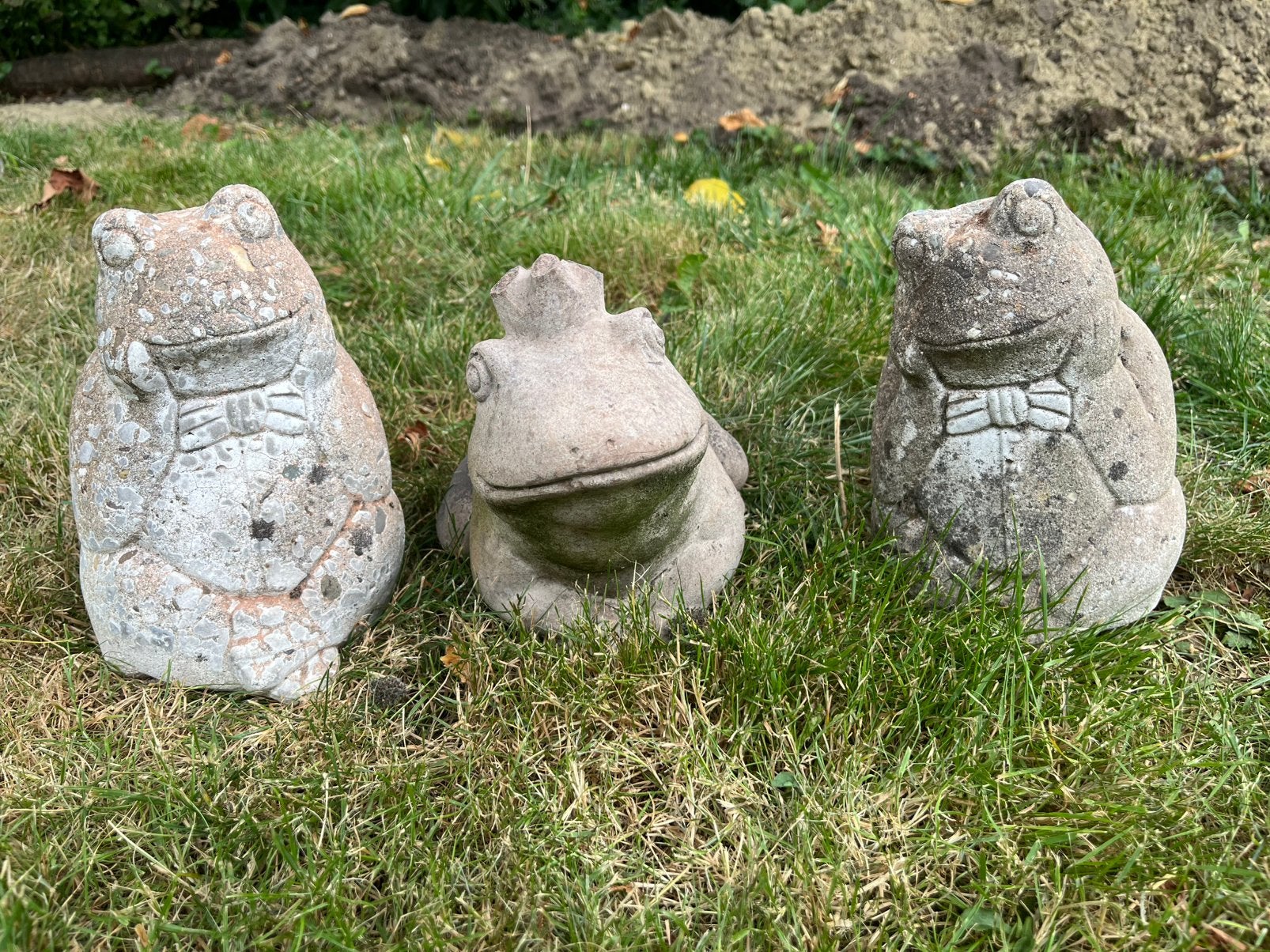 Drie kikkers, Tuin en Terras, Tuinbeelden, Ophalen, Gebruikt