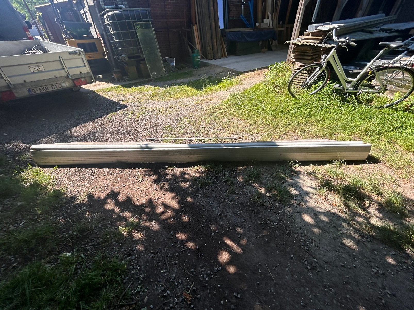Auvent, Bricolage & Construction, Métaux, Enlèvement, Utilisé, Aluminium