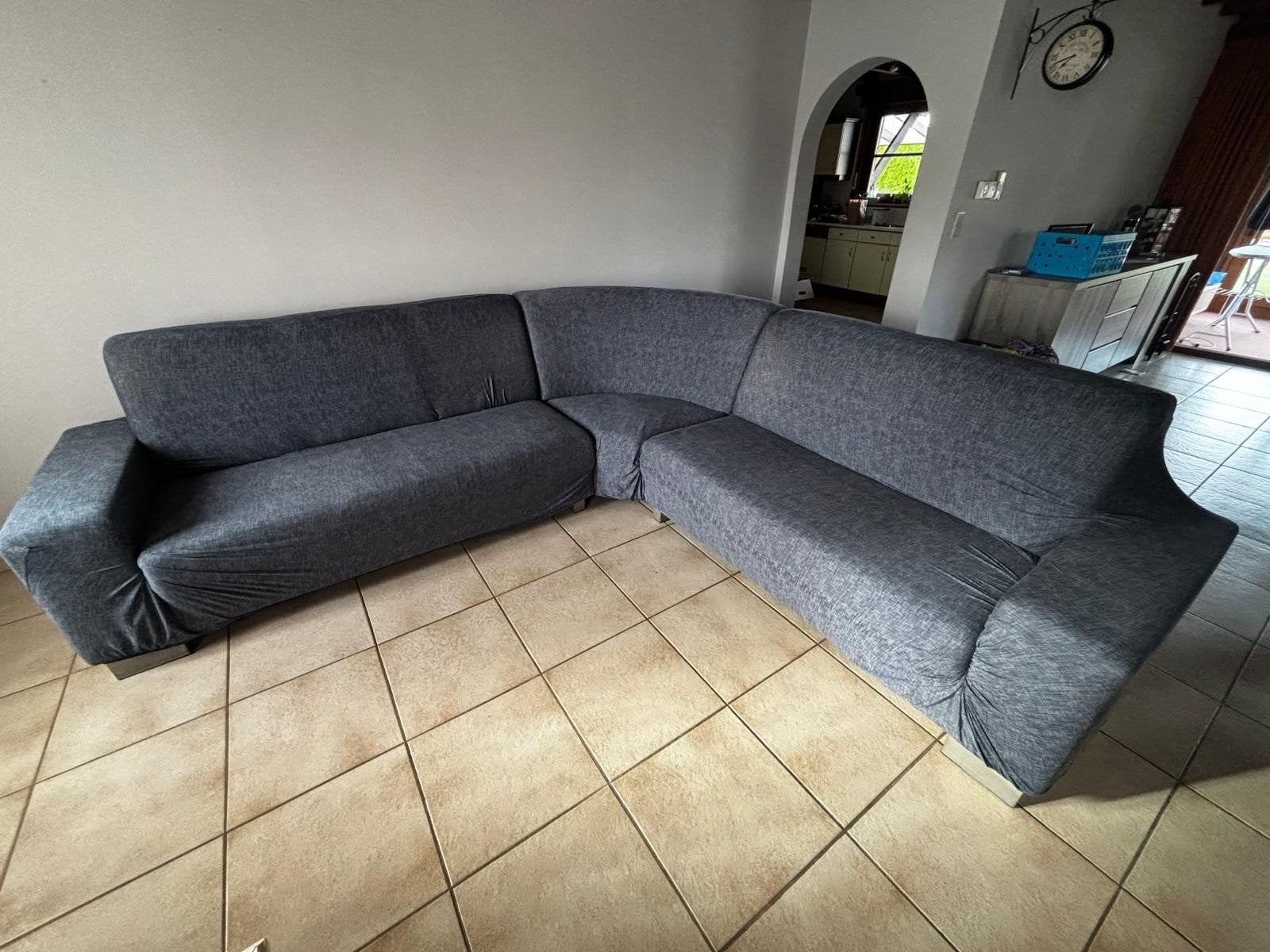 Hoekzetel, Huis en Inrichting, Ophalen, Gebruikt, Stof