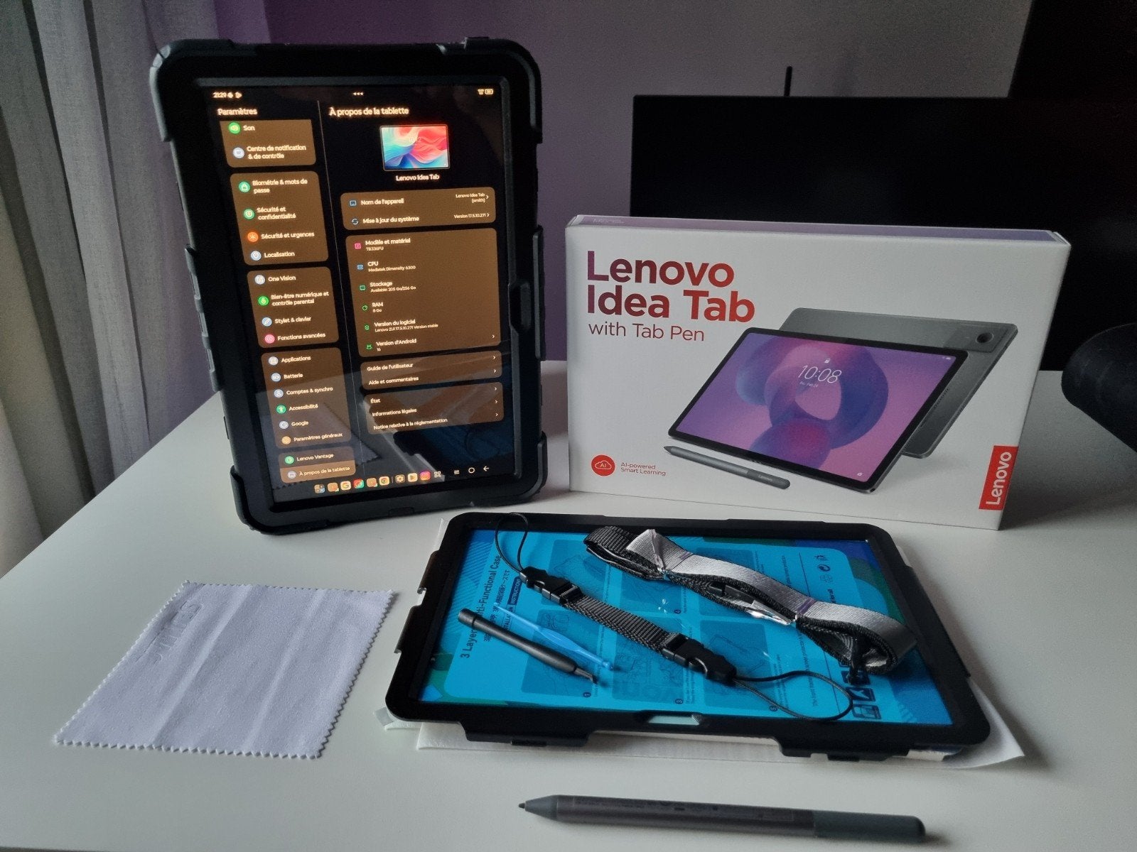 Lenovo Idea Tab 11" (8 Go / 256 Go) +  Pen + Coque SEYMAC, Informatique & Logiciels, Android Tablettes, Enlèvement