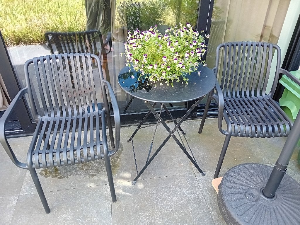 Terrasmeubels, Tuin en Terras, Tuinstoelen, Ophalen, Gebruikt, Metaal
