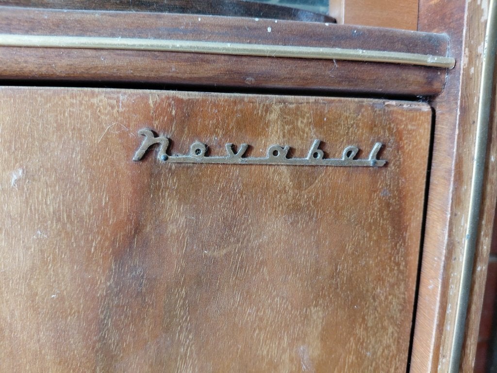 Antieke radio met platenspeler Novabel, Antiek en Kunst, Ophalen