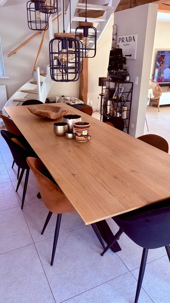 Table en bois massif faite sur mesure, Antiquités & Art, Enlèvement