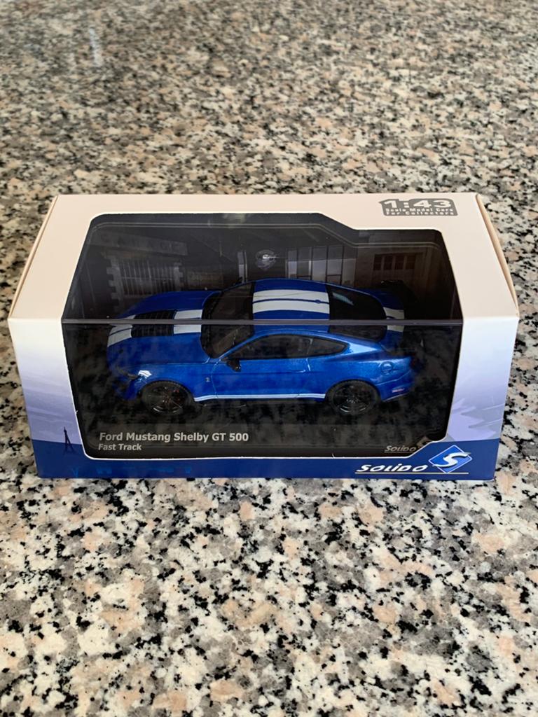 Ford Mustang Shelby GT 500 Solido 1:43, Ophalen of Verzenden, Zo goed als nieuw, Solido