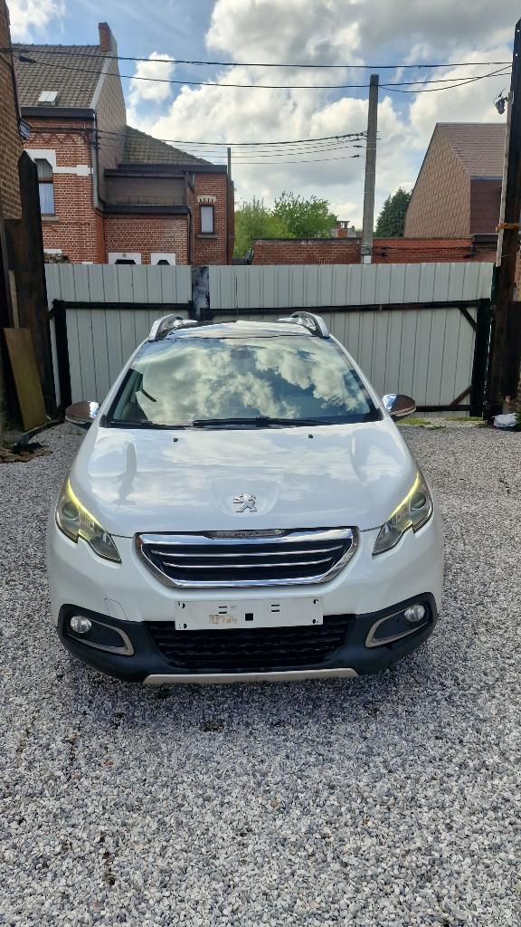 Peugeot 2008 1.6hdi, Auto's, Peugeot, Automaat, Euro 5, Monovolume, Zwart