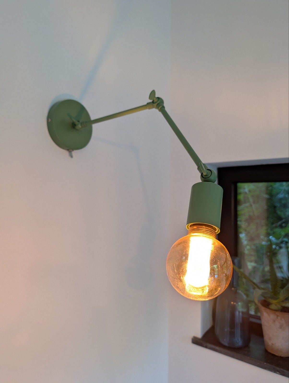 Retro wandlamp, Ophalen, Wandlamp