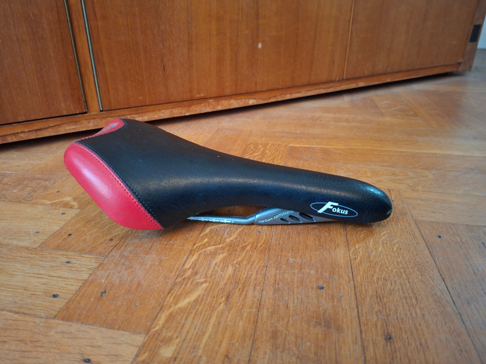Selle Italia Fokus fietszadel, Leer, Ophalen of Verzenden, Zo goed als nieuw, Selle Italia