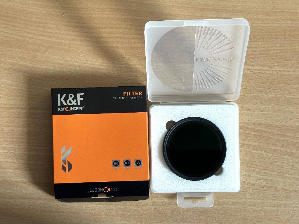 Filtre Nd variable K&F Concept 67 mm ND8-ND2000, TV, Hi-fi & Vidéo, 60 à 70 mm, K&F Concept, Étui de rangement inclus, Comme neuf