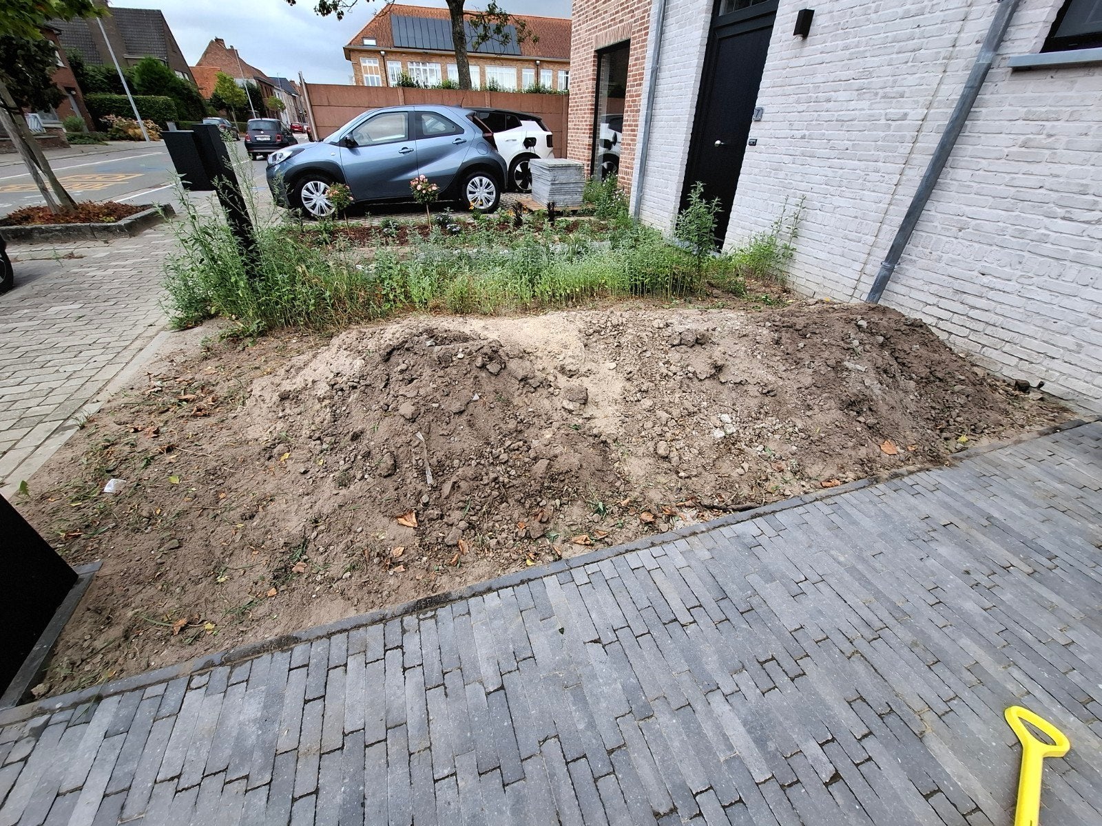 Aanvulgrond, Ophalen