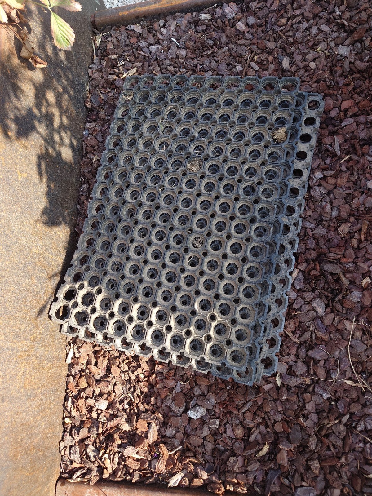 Rubberen ringmat, Jardin & Terrasse, Gravier, Rochers & Caillasse, Enlèvement, Utilisé, Autres matériaux