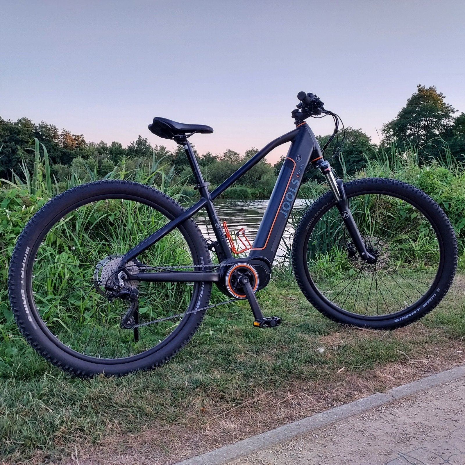 Belgische Jools e-trail mtb, Enlèvement, Comme neuf, 30 à 50 km par batterie