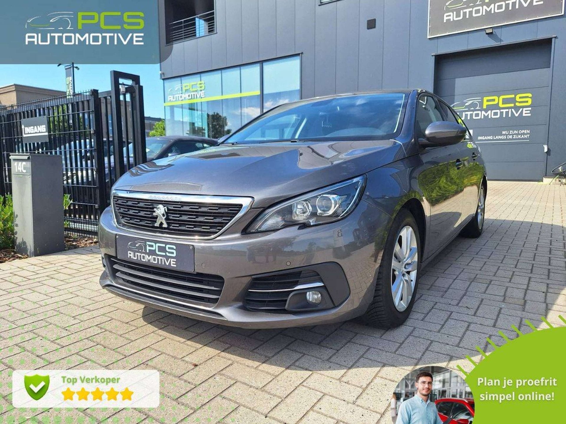 Peugeot 308 1e Eigenaar / 2017 / 1.2 Benzine / euro 6b / 12, Auto's, Stof, Gebruikt, 1199 cc, Bedrijf