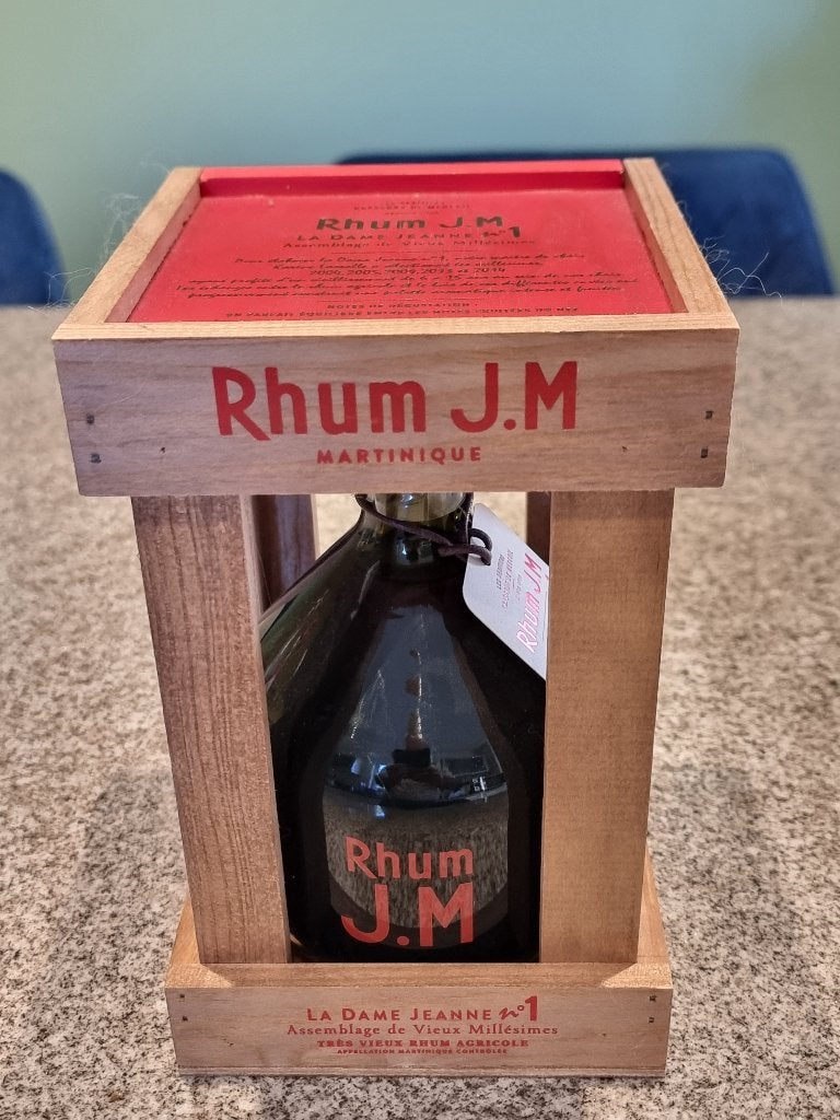 rhum jm la dame jeanne n1 de 2022, Collections, Vins, Neuf, Autres régions, Enlèvement ou Envoi, Pleine