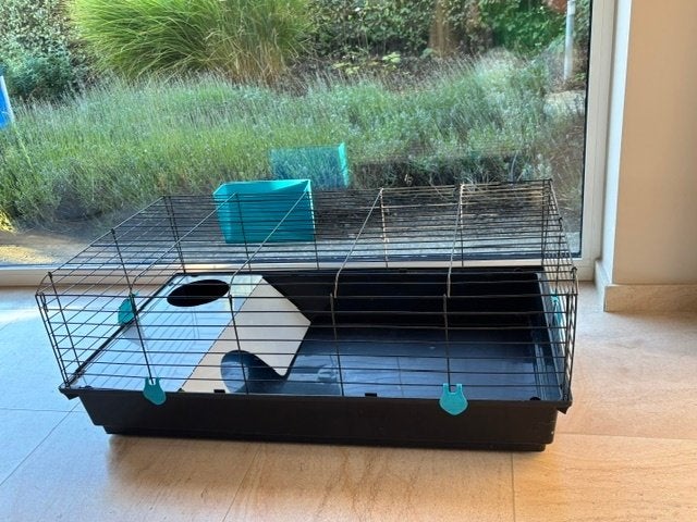 kooi voor knaagdieren (konijn/cavia), Animaux & Accessoires, Moins de 60 cm, 75 à 110 cm, Cage, Cobaye