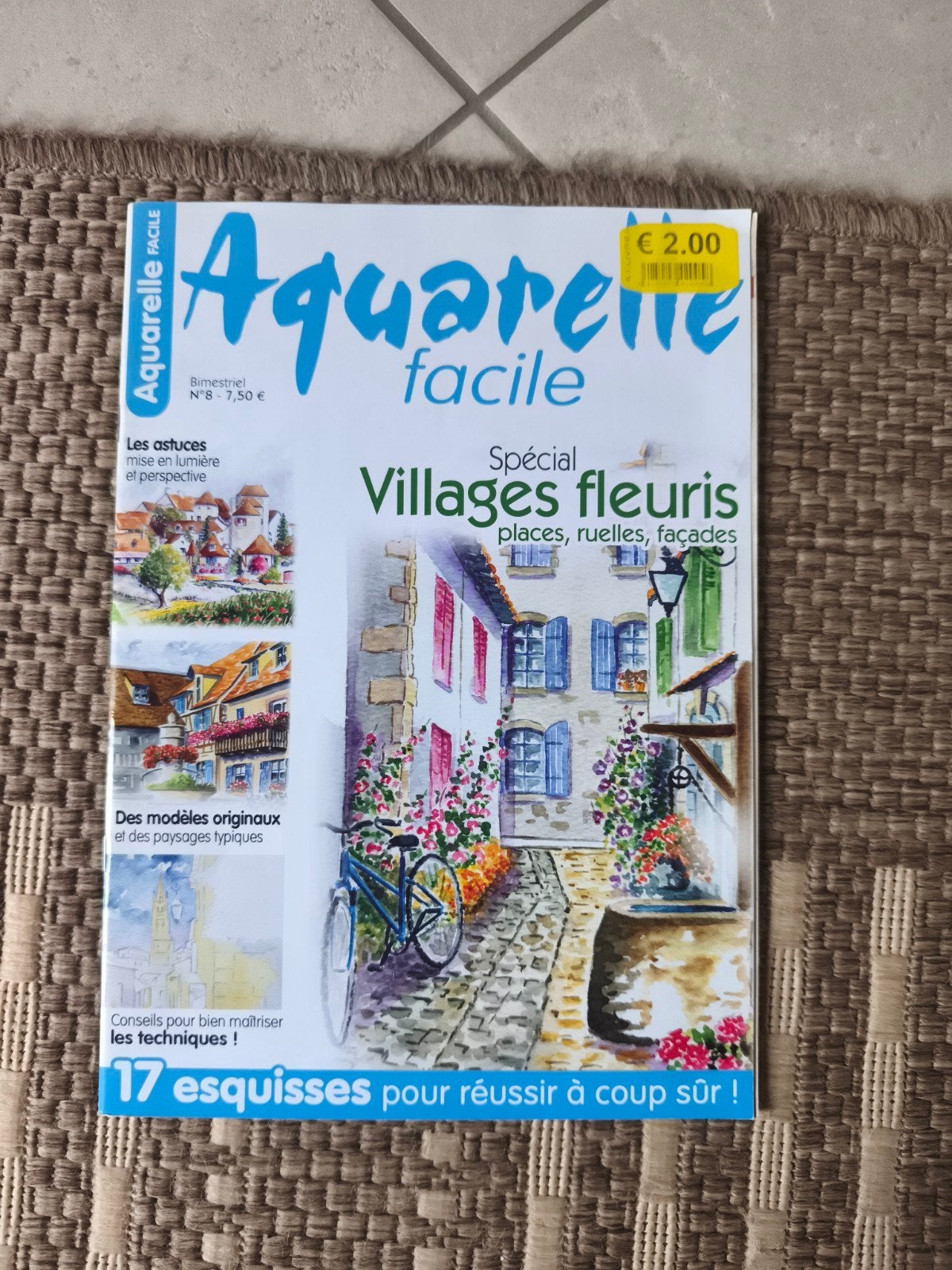 magazine aquarelle facile, Ophalen, Zo goed als nieuw, Overige typen