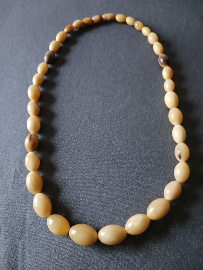 Collier en corne de bovin vintage, Enlèvement