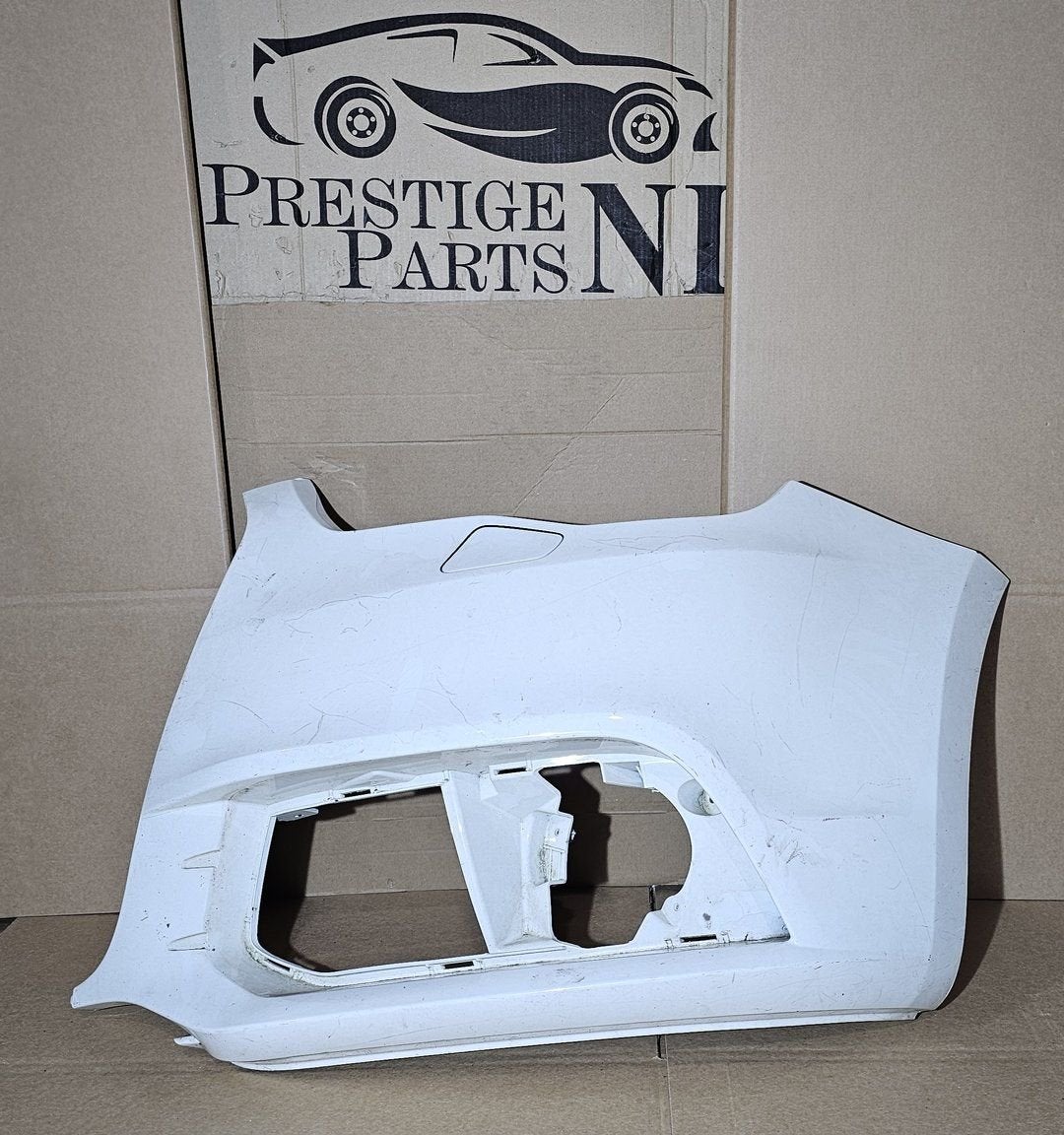 Voorbumper Audi A1 8X0 Links Origineel 8X0807437LH KLS WIT, -, Origine de la pièce connue, Utilisé, -