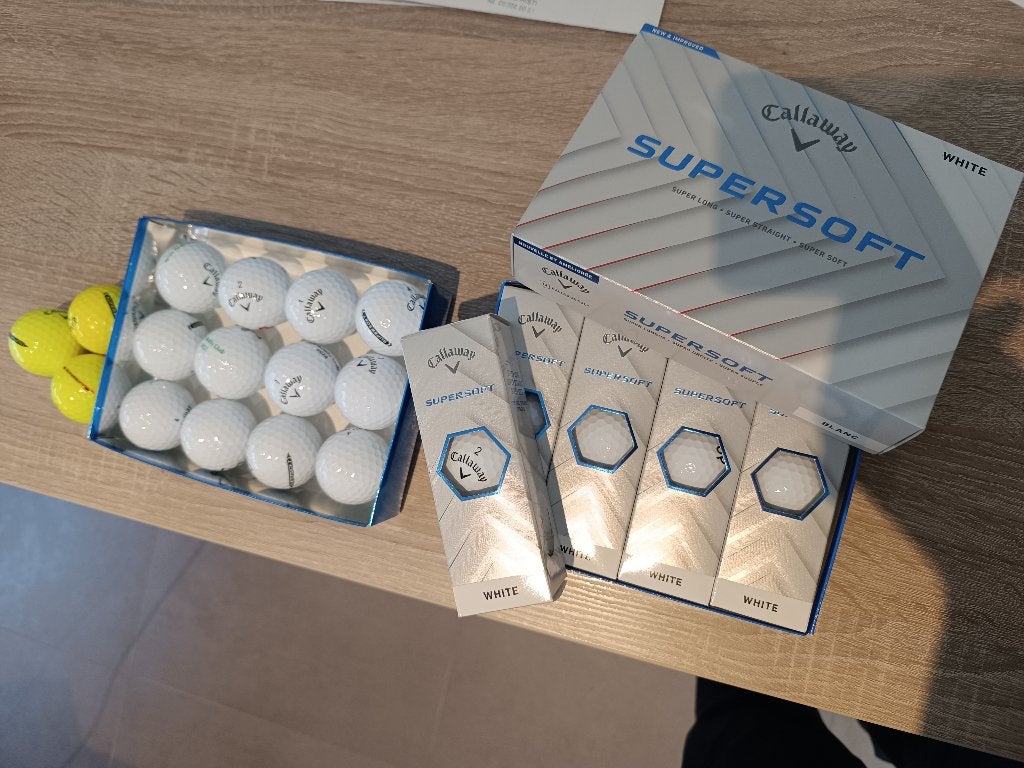 Callaway supersoft golfballen nieuw, Sports & Fitness, Enlèvement ou Envoi, Neuf, Balle(s), Callaway