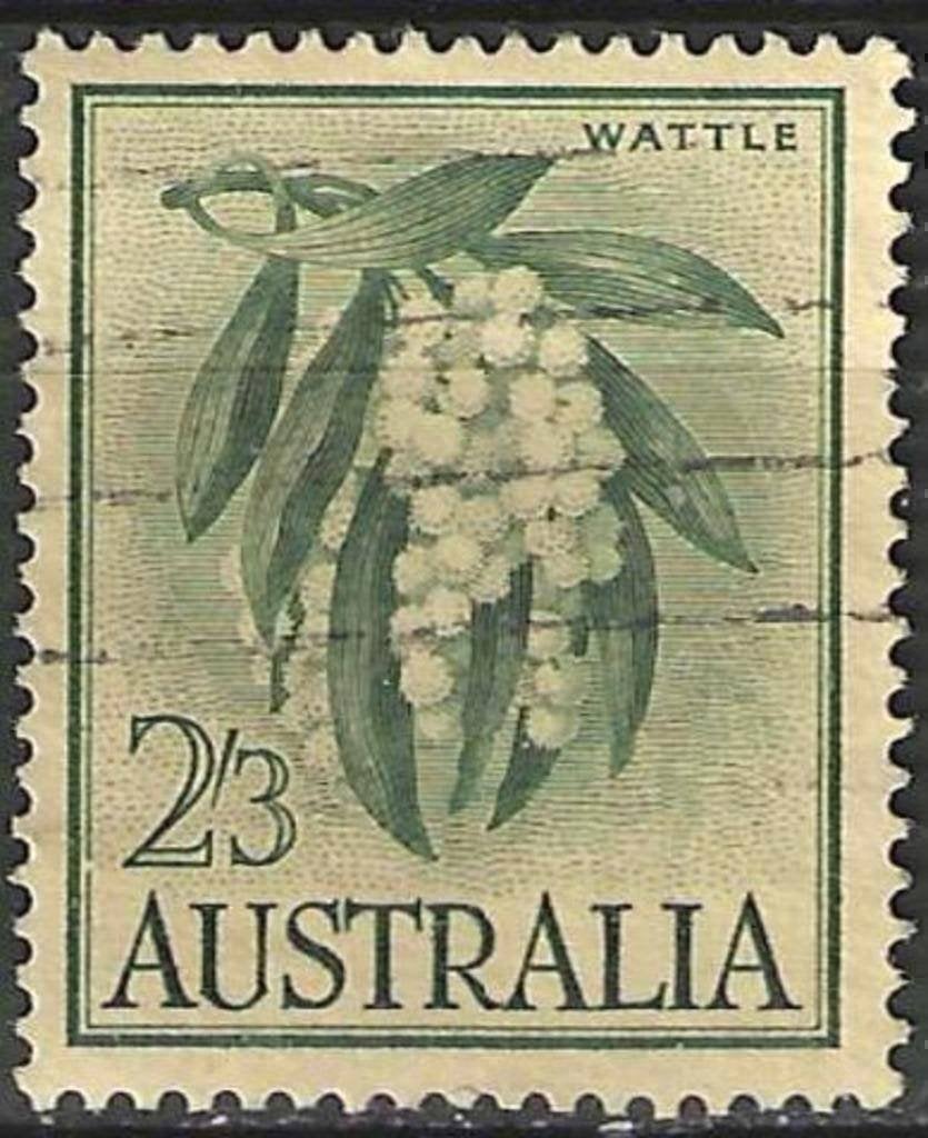 Australie 1959/1961 - Yvert 258 - Mimosa (ST), Verzenden, Gestempeld