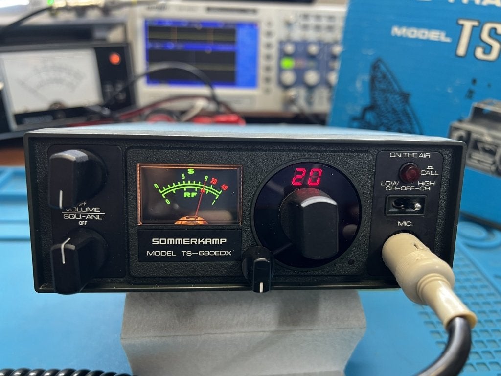 Radio amateur Sommerkamp TS-680EDX Radio CB, Enlèvement ou Envoi, Utilisé, Émetteur et Récepteur