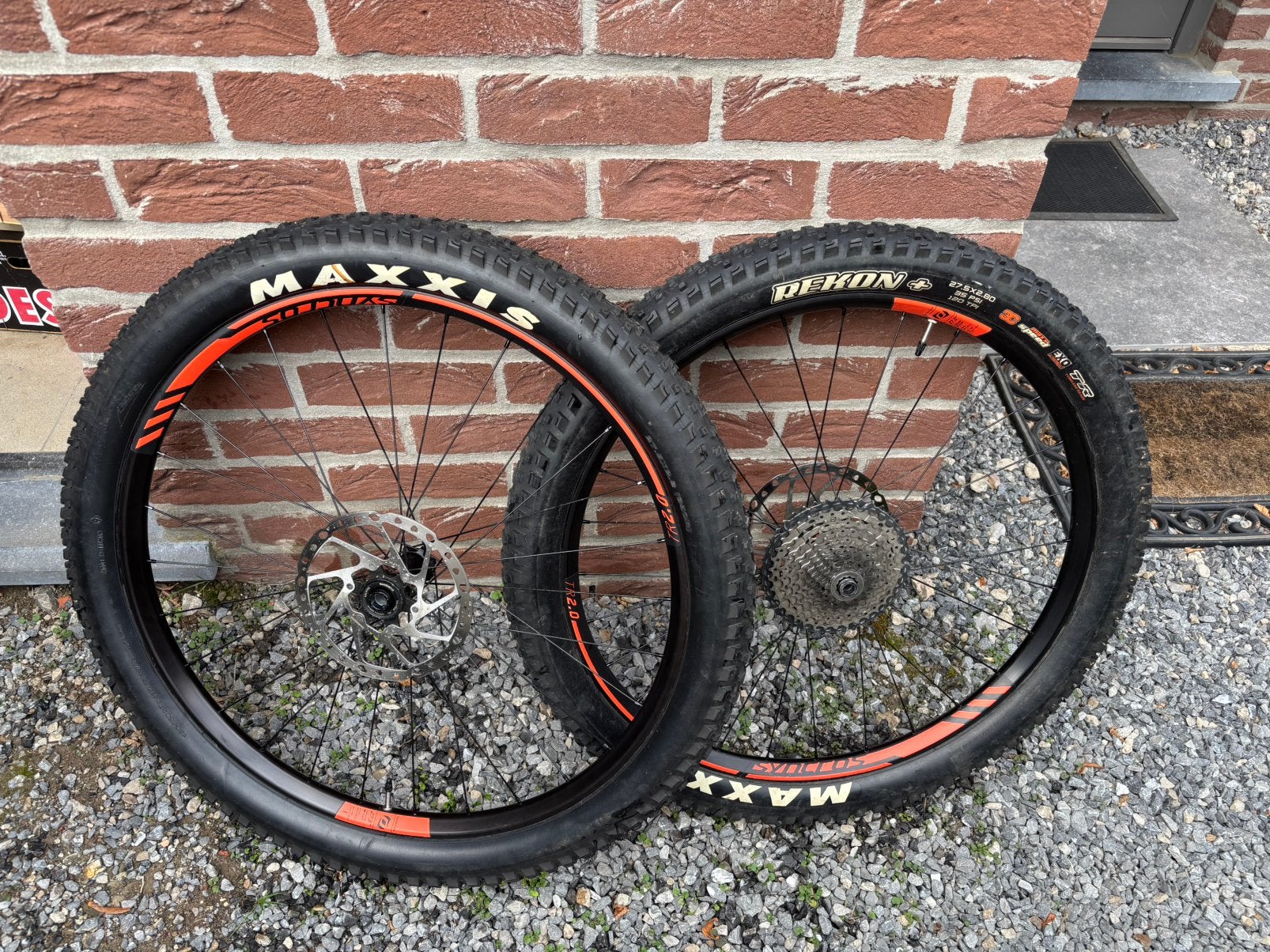 Paire roues VTT 27,5, Vélos & Vélomoteurs, Comme neuf, Enlèvement, Aluminium, Mountainbike