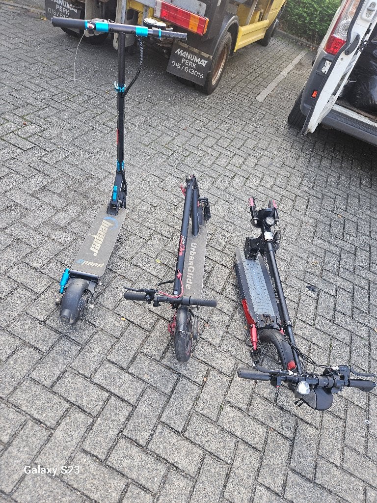 Lot de 3 trottinettes électriques pour pièces ou à réparer, Enlèvement, Utilisé