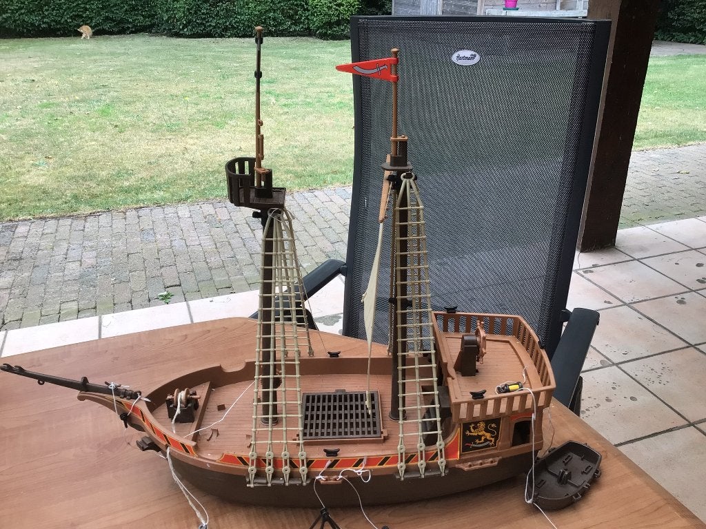 Playmobiel Schip, Kinderen en Baby's, Speelgoed | Playmobil, Ophalen, Pirates, Gebruikt, Losse onderdelen