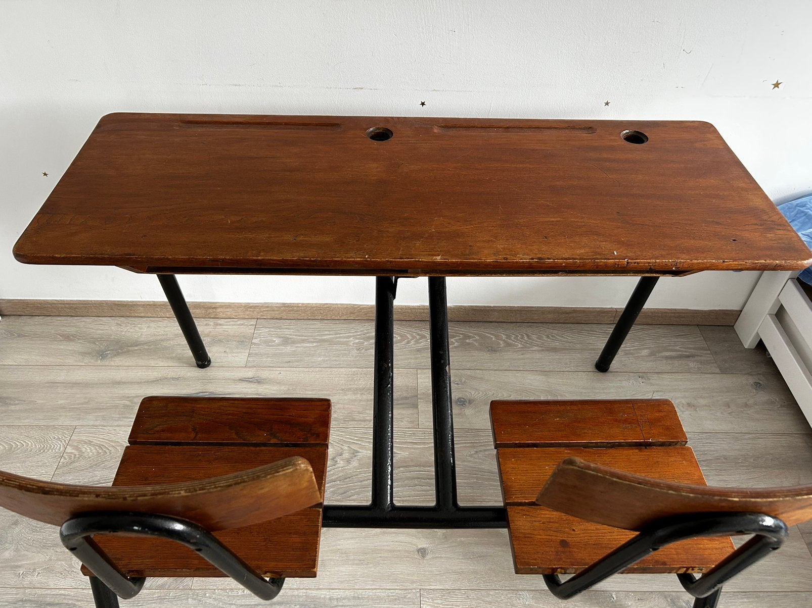 Oud Frans bureau, Ophalen, Opbergruimte, Gebruikt, Hout