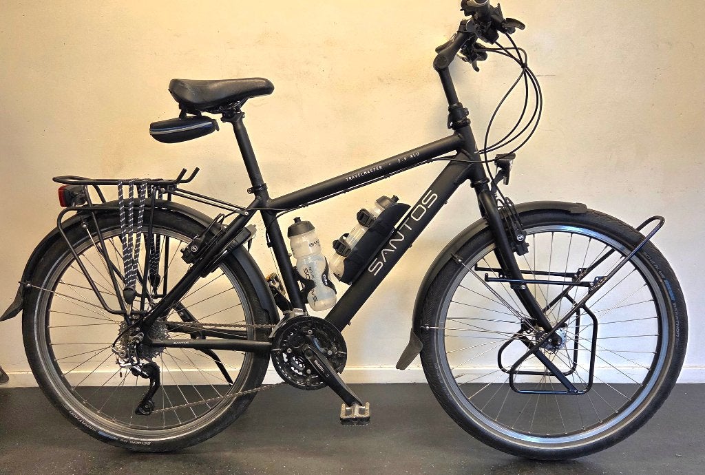 Als nieuwe SANTOS Travelmaster 2.6 Alu toer-trekkingfiets, Overige merken, 26 inch, Velgrem, 47 tot 50 cm