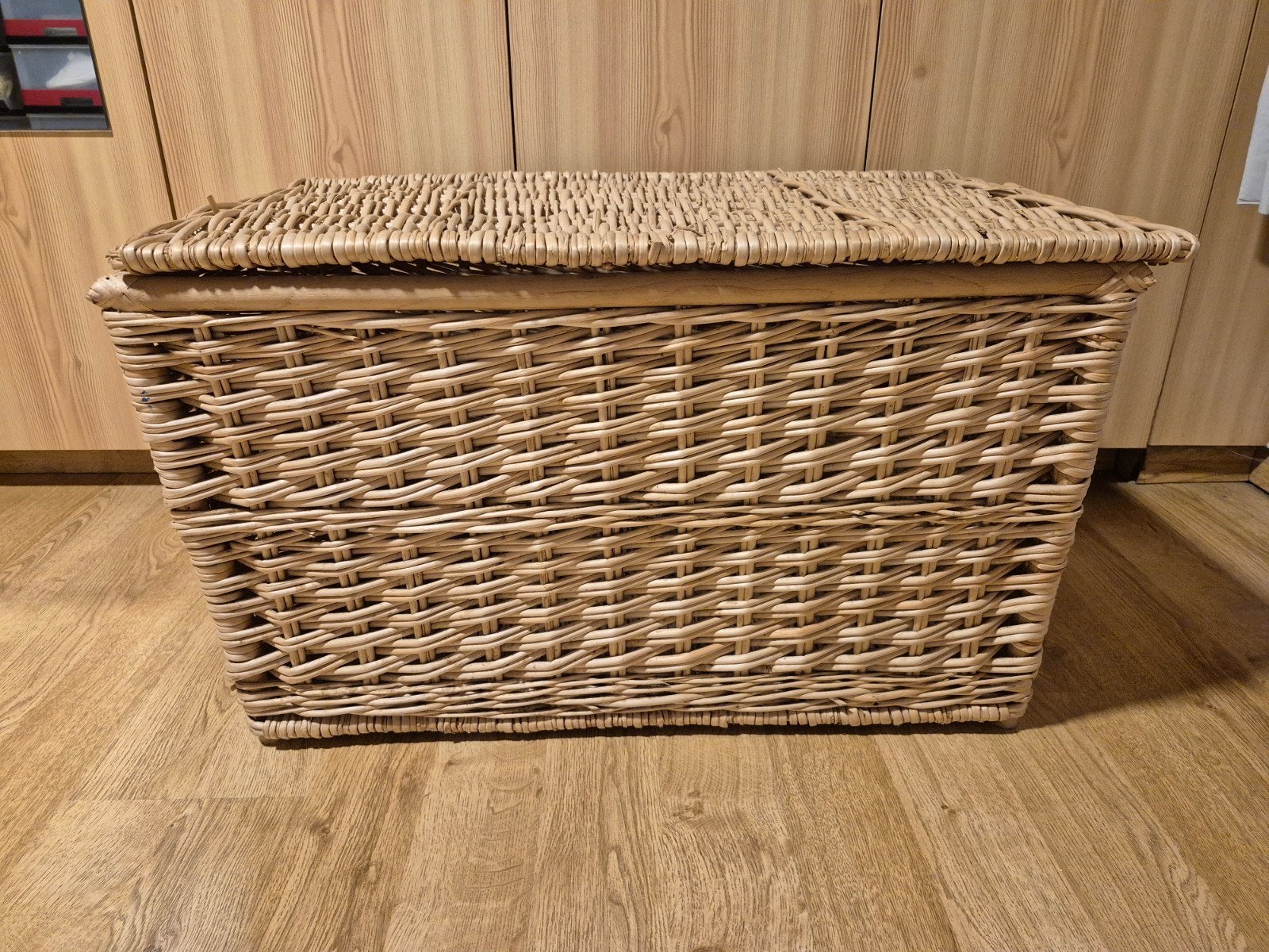 rieten kist  44x70x42cm, Ophalen