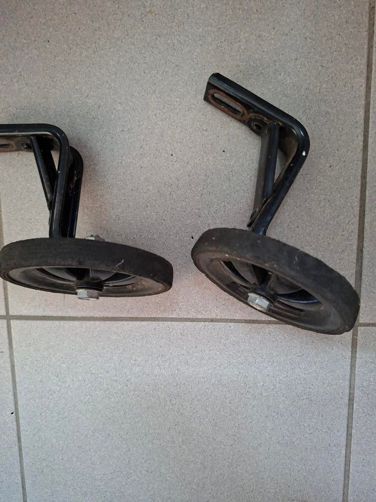 Steunwieltjes kinderfiets, Ophalen