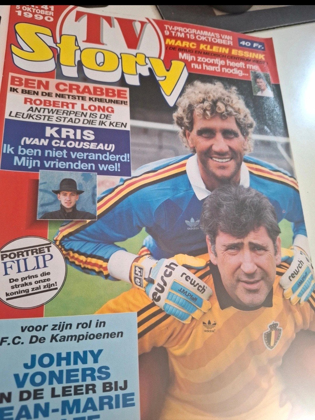 fc de kampioenen tijdschrift jean marie pfaff, Collections, Enlèvement ou Envoi, Journal ou Magazine