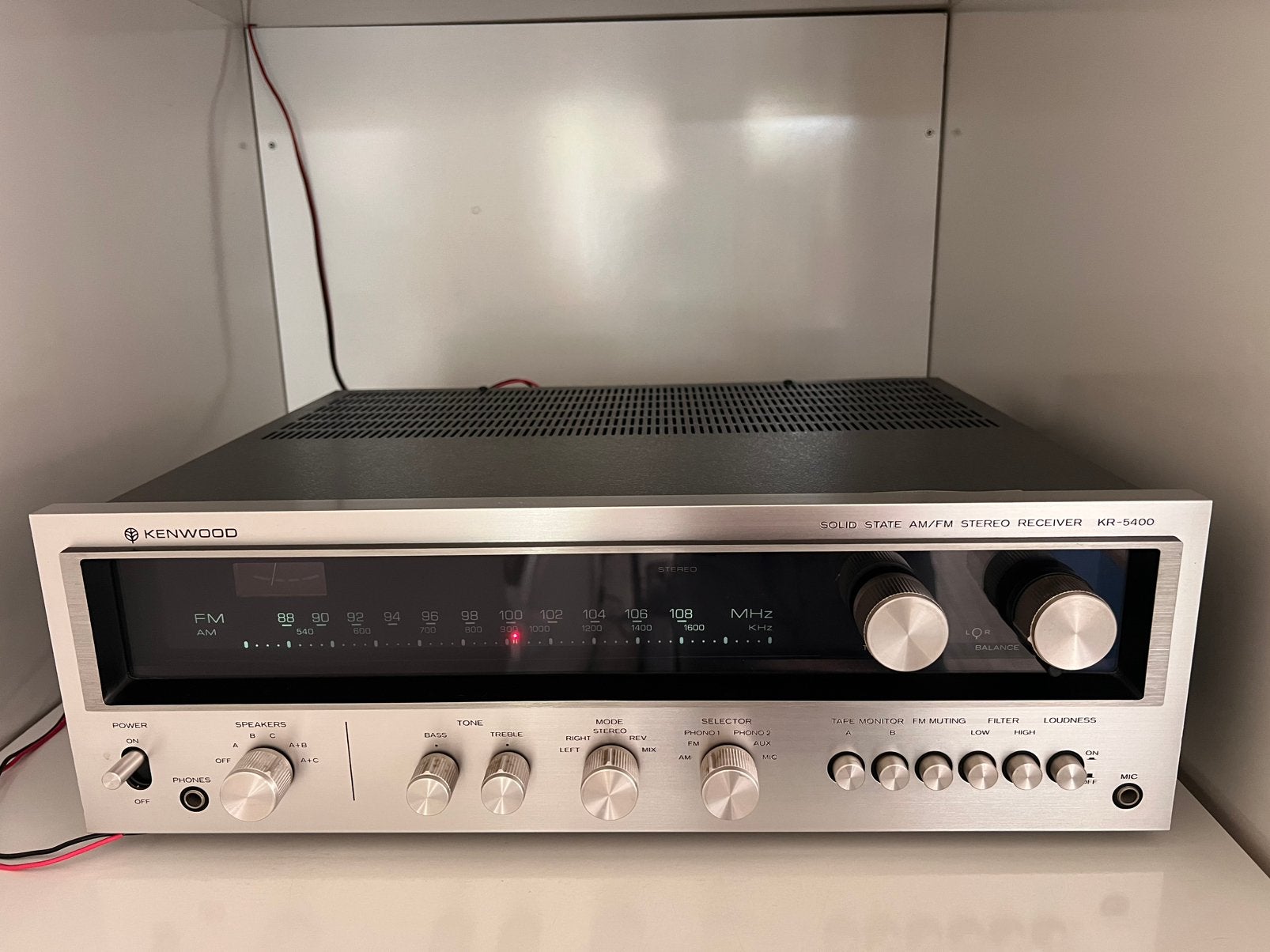 Kenwood stereo receiver 5400, Ophalen, Gebruikt, Stereo
