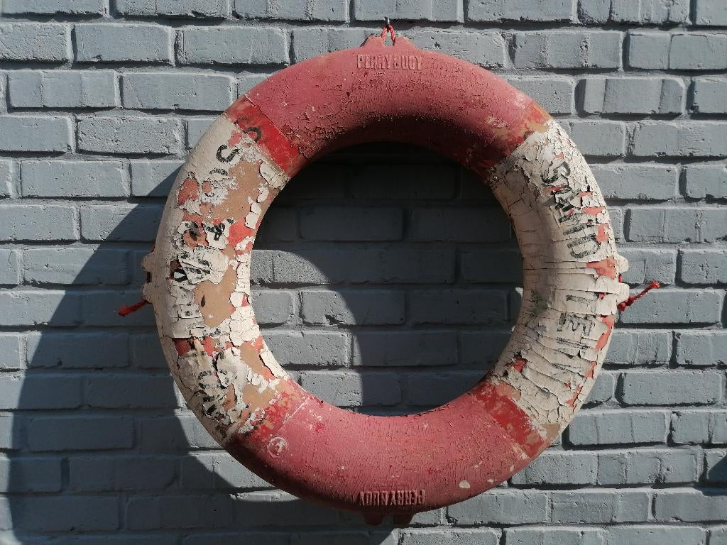 reddingsboei  scheepvaart   decoratie item, Ophalen of Verzenden, Gebruikt, Gebruiksvoorwerp