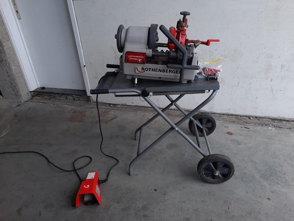 Rothenberger Ropower 50R Draadsnijmachine 1/2"-2", Doe-het-zelf en Bouw, Gereedschap | Handgereedschap, Ophalen, Gebruikt