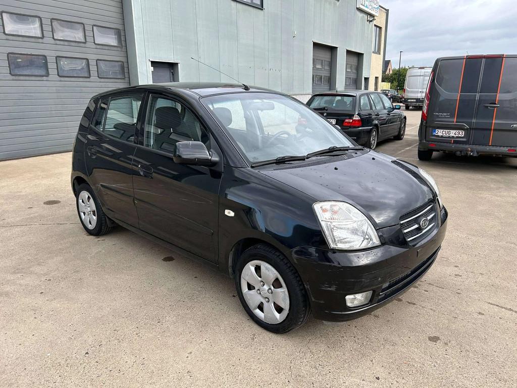 Kia Picanto Picanto 1.0i 12v EX (bj 2008), Auto's, 4 zetels, Gebruikt, Zwart, 4 cilinders