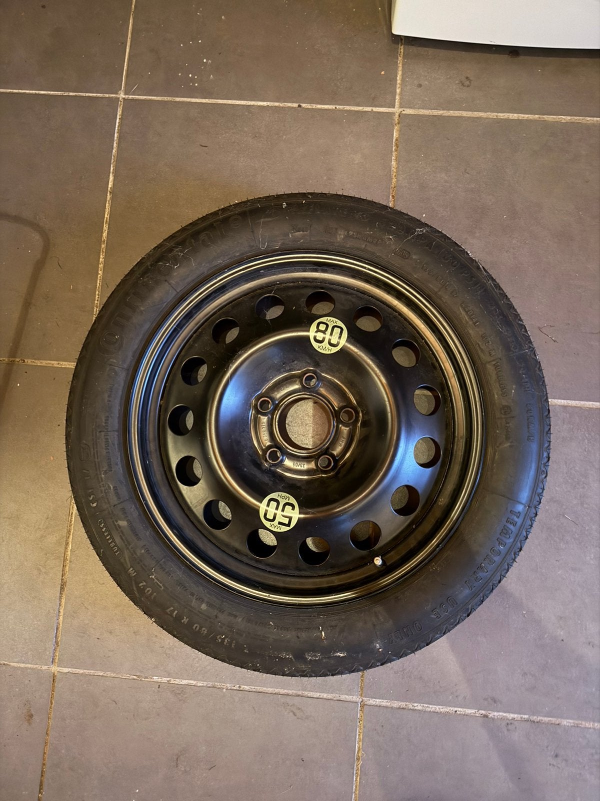 Reservewiel  BMW 5, Autos : Pièces & Accessoires, Pneus & Jantes, Enlèvement