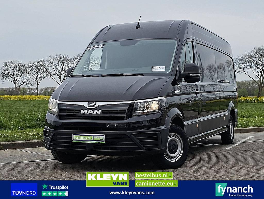 MAN TGE 3.140 DSG AUT. L4H3, Auto's, Bestelwagens en Lichte vracht, Automaat, Cruise Control, Zwart, Bedrijf