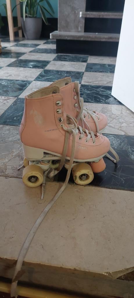 Vintage rolschaatsen maat 35., Ophalen